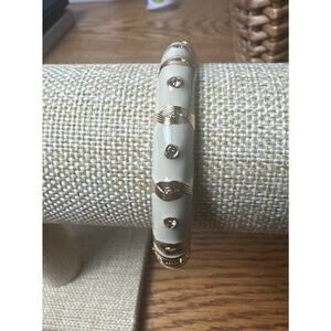 Sequin Nordstrom Colorful Thin Gold Tone Enamel Hinge Bangle $25 NWOT #130